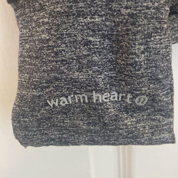 Lululemon run full tilt charcoal gray half zip pullover size 6 - Picture 8 of 11